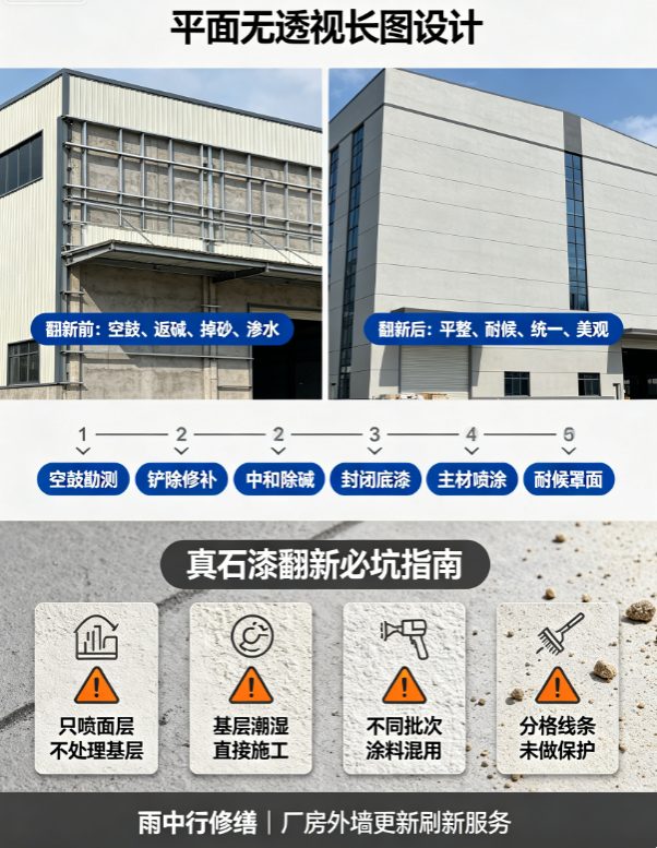彩钢瓦除锈翻新正确施工流程，7 步标准工艺详解
