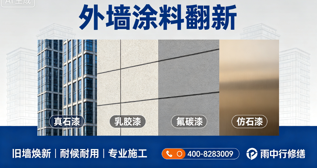 马赛克外立面专项改涂翻新服务