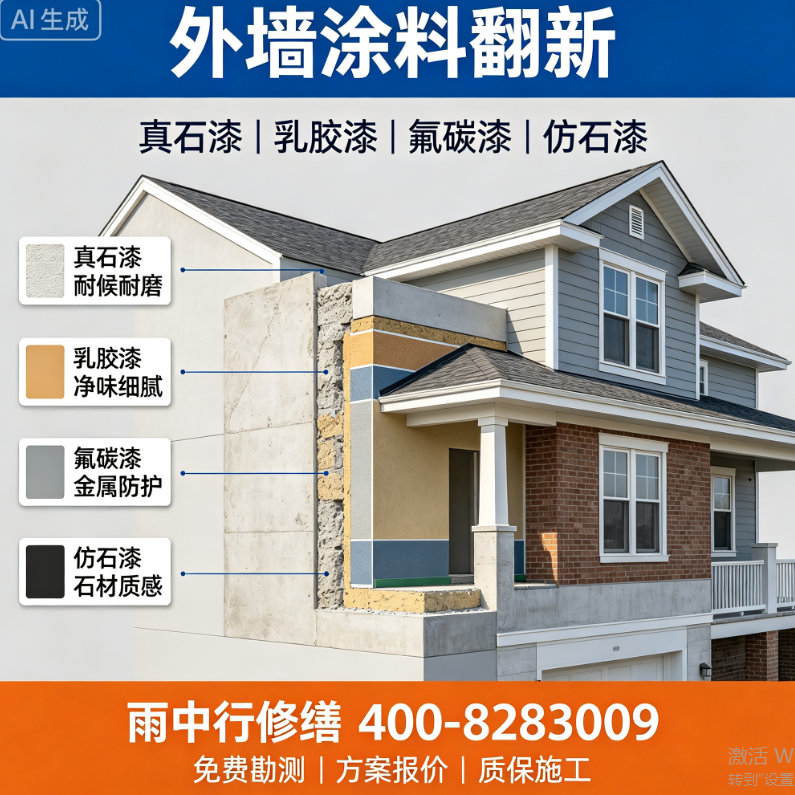 窗台窗边专项渗漏修补服务