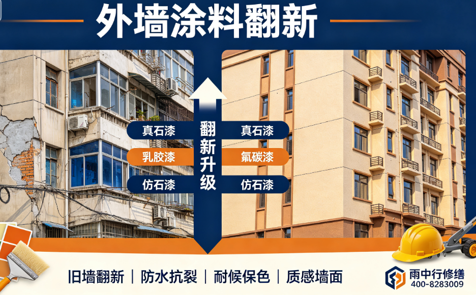 外墙管线、桥架、孔洞一体化规整修缮服务